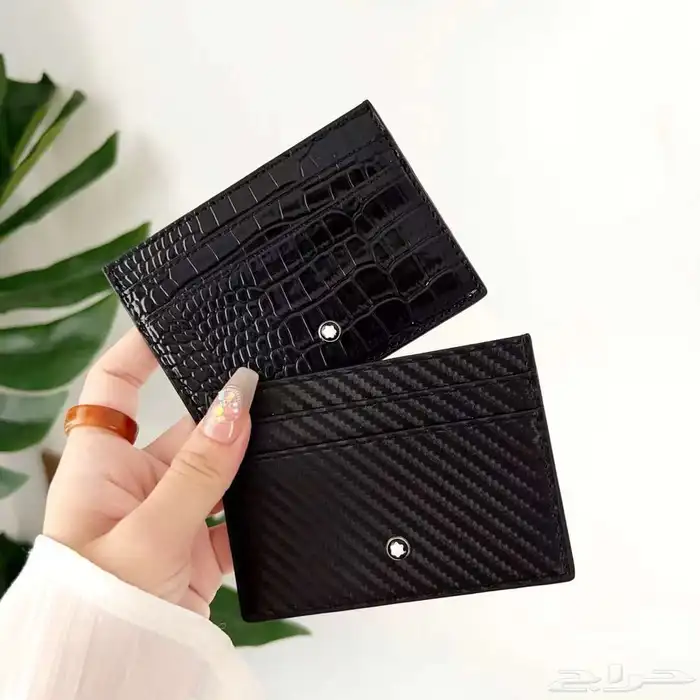 غلاف جوال وسماعة ومحفظة مونت بلانك 22