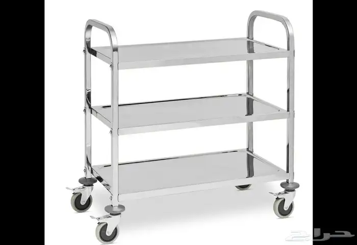 عربة استيل عربة خدمه عربه استيل طاولات ستيل رف ستيل 0