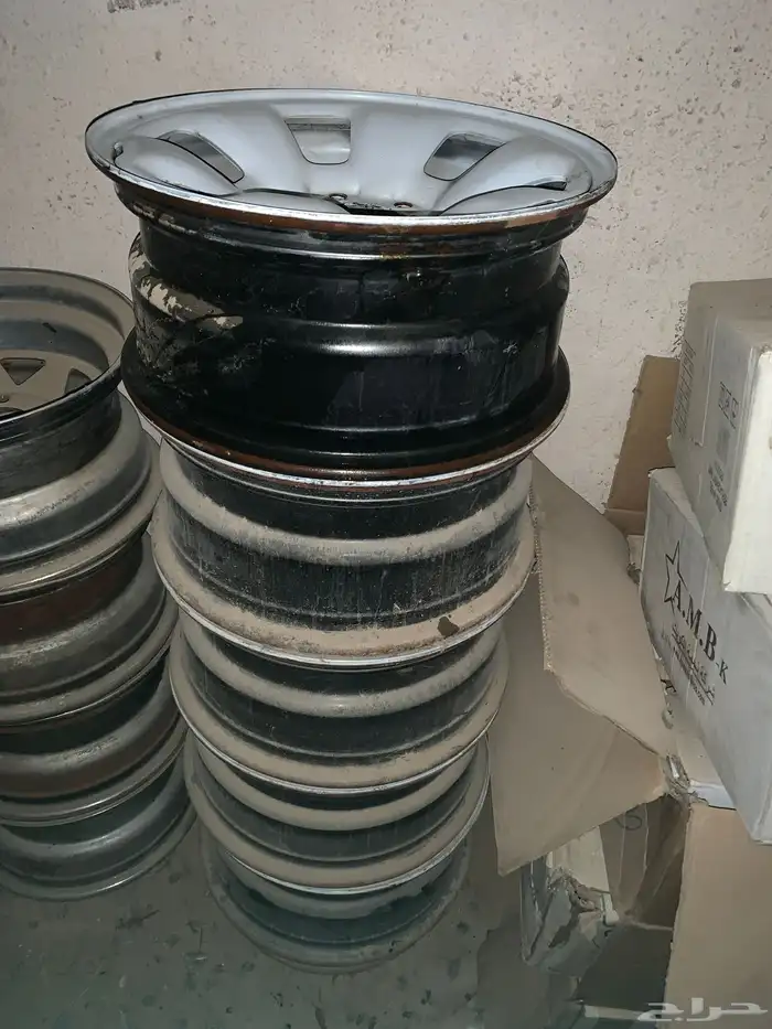 جنوط حديد 17 تركب على اللاند الجديد شبه جديده 3