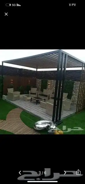 مظلات وسواتر برجولات هناجر 5