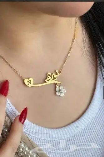 سلاسل نسائي مطلي بذهب 5