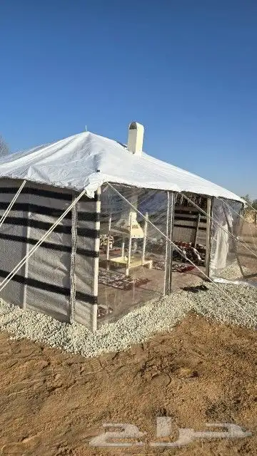 خيام بيض بيوت شعر تجهيز مخيمات 8