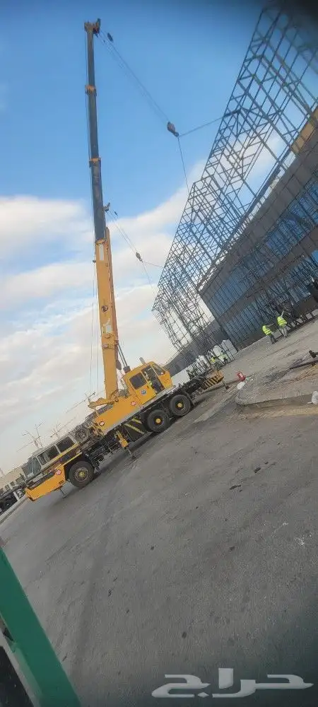 كرين للايجار الرياض وخارج الرياض يومي شهري كرين 200طن كرين 9