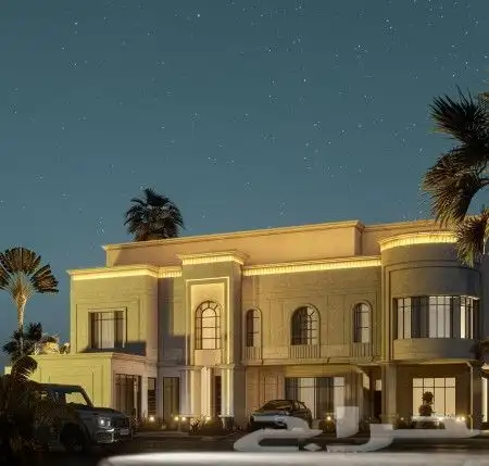 تصميم واجهات فيلا نيو كلاسك 5