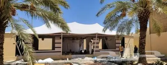 تركيب خيام سوبر ملكيه بيوت شعر ملكية مجالس قزاز مظلات حدائق 28