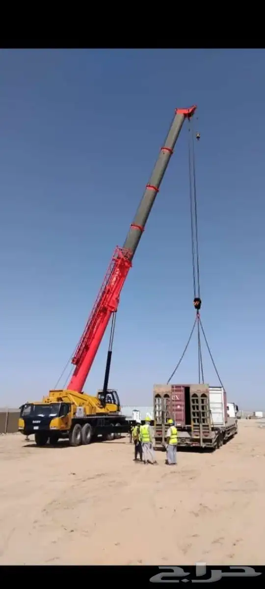 كرين للايجار الرياض وخارج الرياض يومي شهري كرين 200طن كرين 5