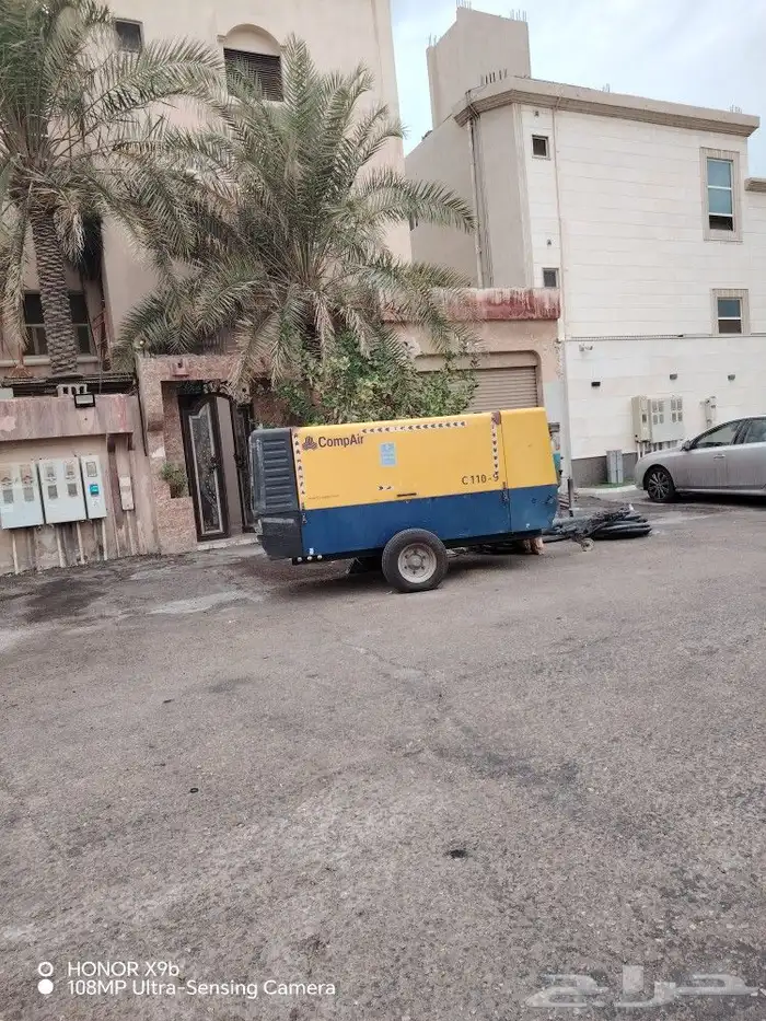صنفره الحديد بالرمل وتخشين الخرسانه وازاله الاصباغ 2