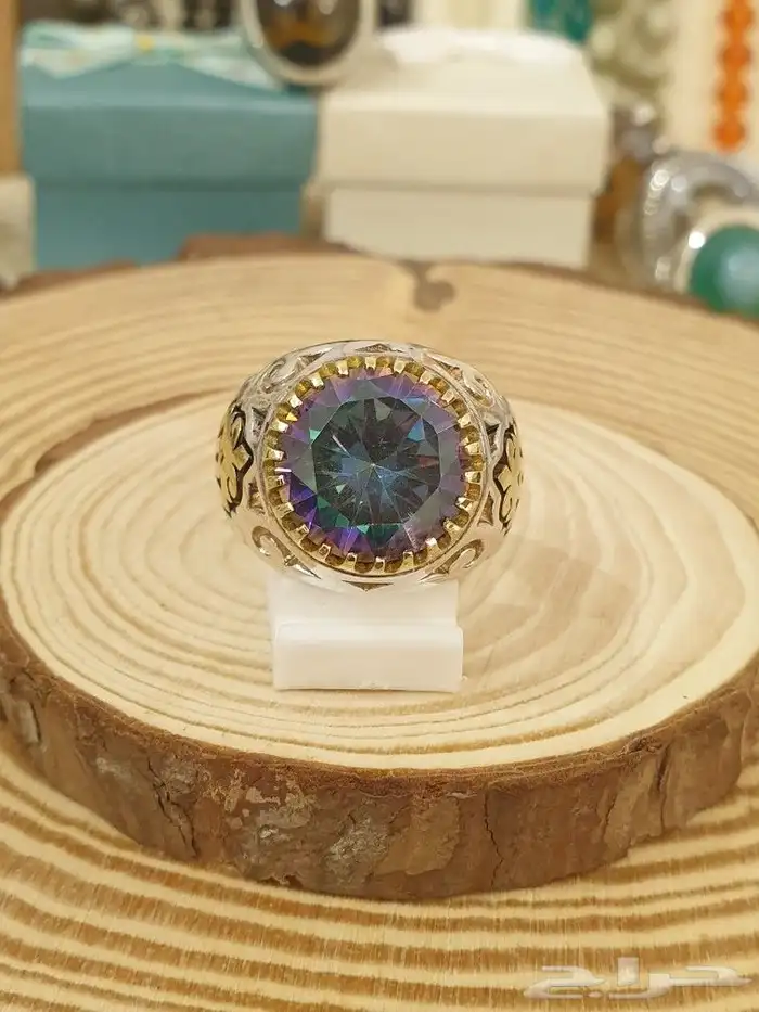 خاتم رينبو توباز فاااخر 14