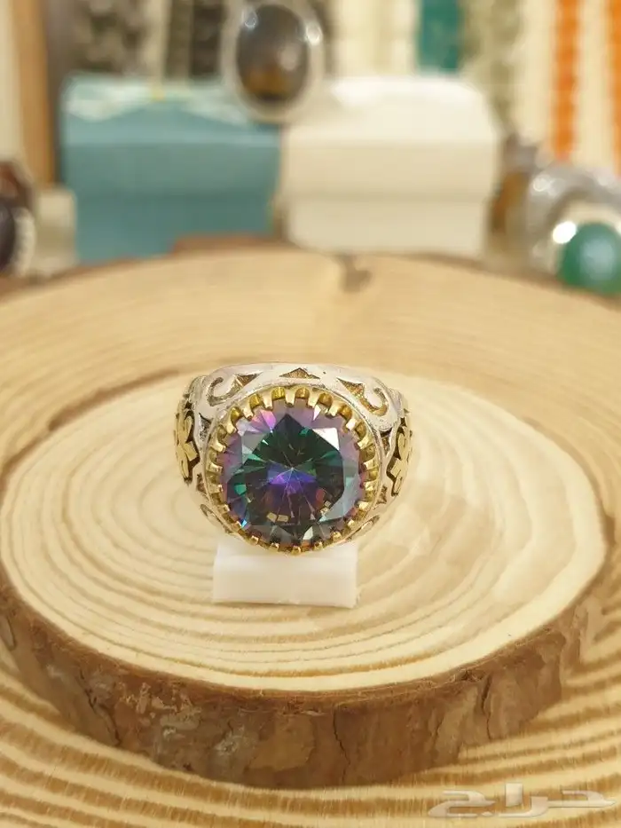 خاتم رينبو توباز فاااخر 15