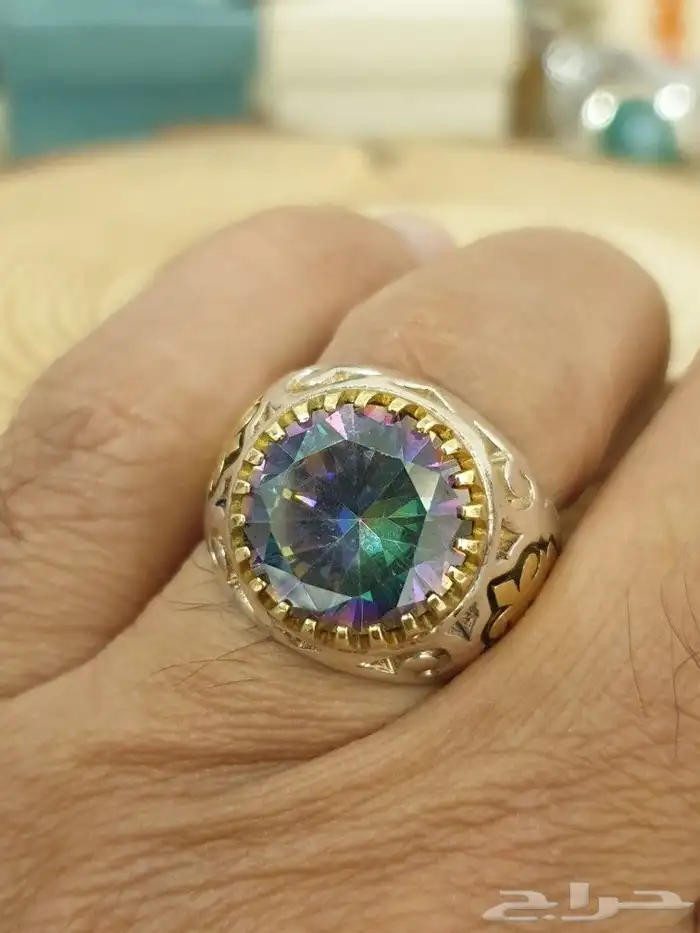 خاتم رينبو توباز فاااخر 17