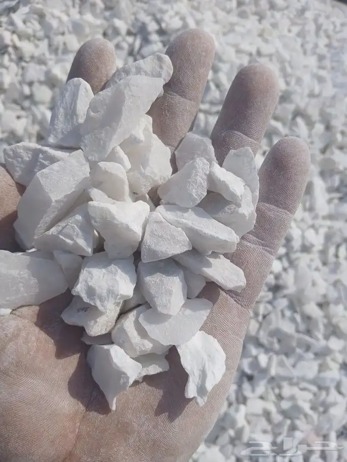 خرسانه بيضا خرسانه ابيض بحص ابيض كسر رخام درجه اولى 1