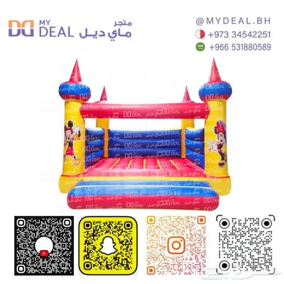 بيع نطيطات زحاليق مائية بيت هزاز ملاعب صابونية نطيطة شبك 20