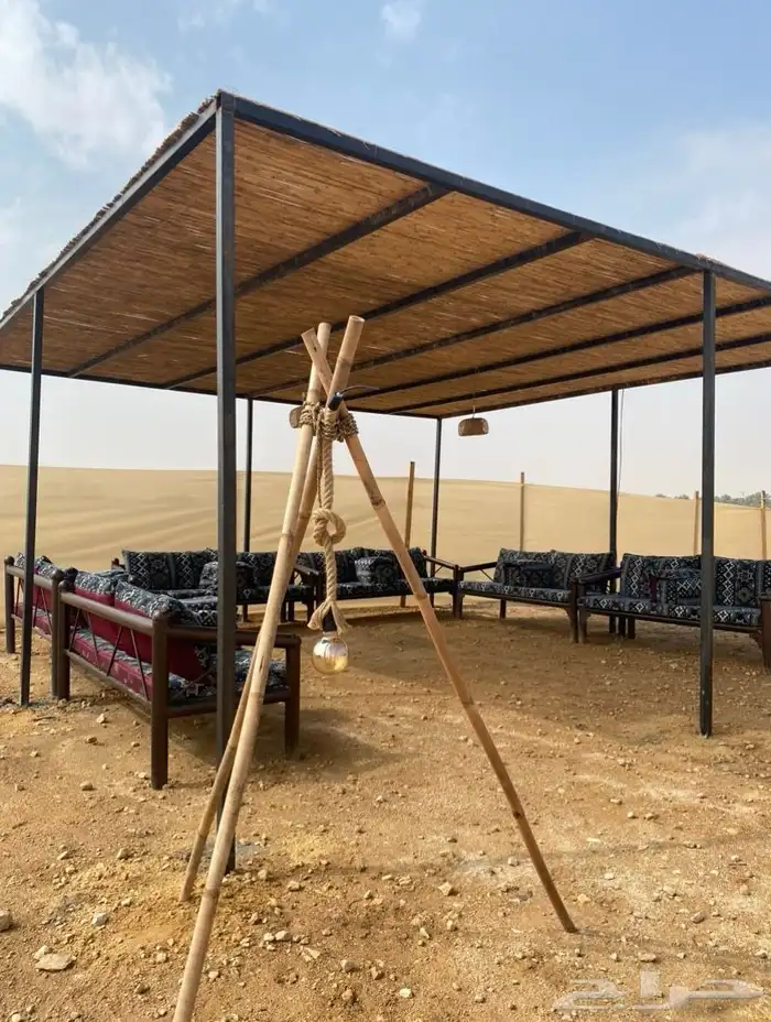 رول حصير ولمبات خيزران 1