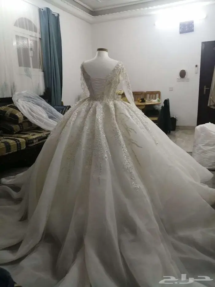 خصومات العيد  فساتين زفة عروس بأسعار مميزة للبيع أو الإيجار 15