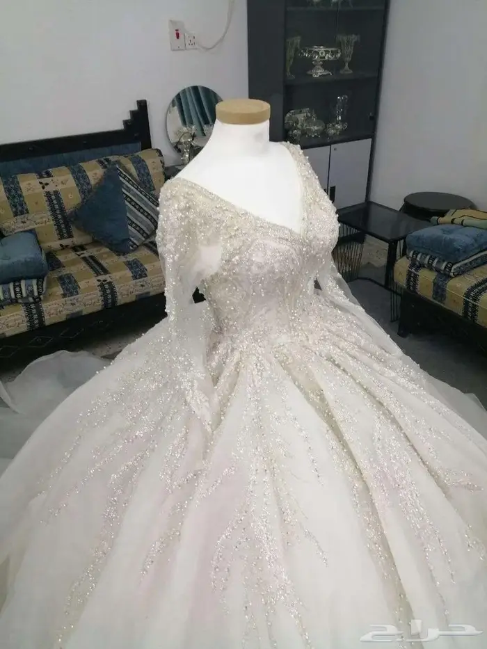 خصومات العيد  فساتين زفة عروس بأسعار مميزة للبيع أو الإيجار 18