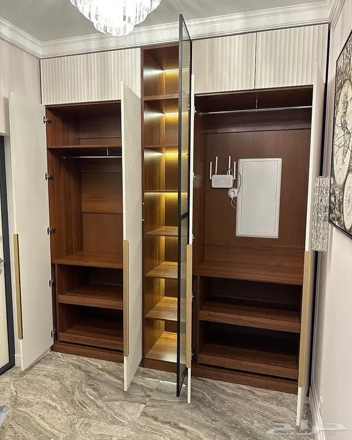 غرف نوم فندقيه _خزائن مبتكره حديثه 8