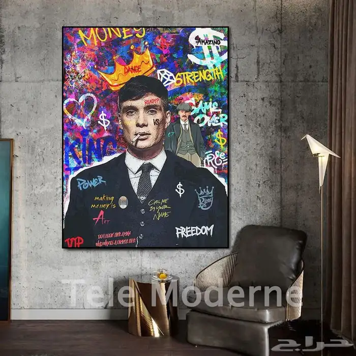 لوحات جدارية ديكورية تصاميم فريدة قماش الكانفس نخب اول أبدي 12
