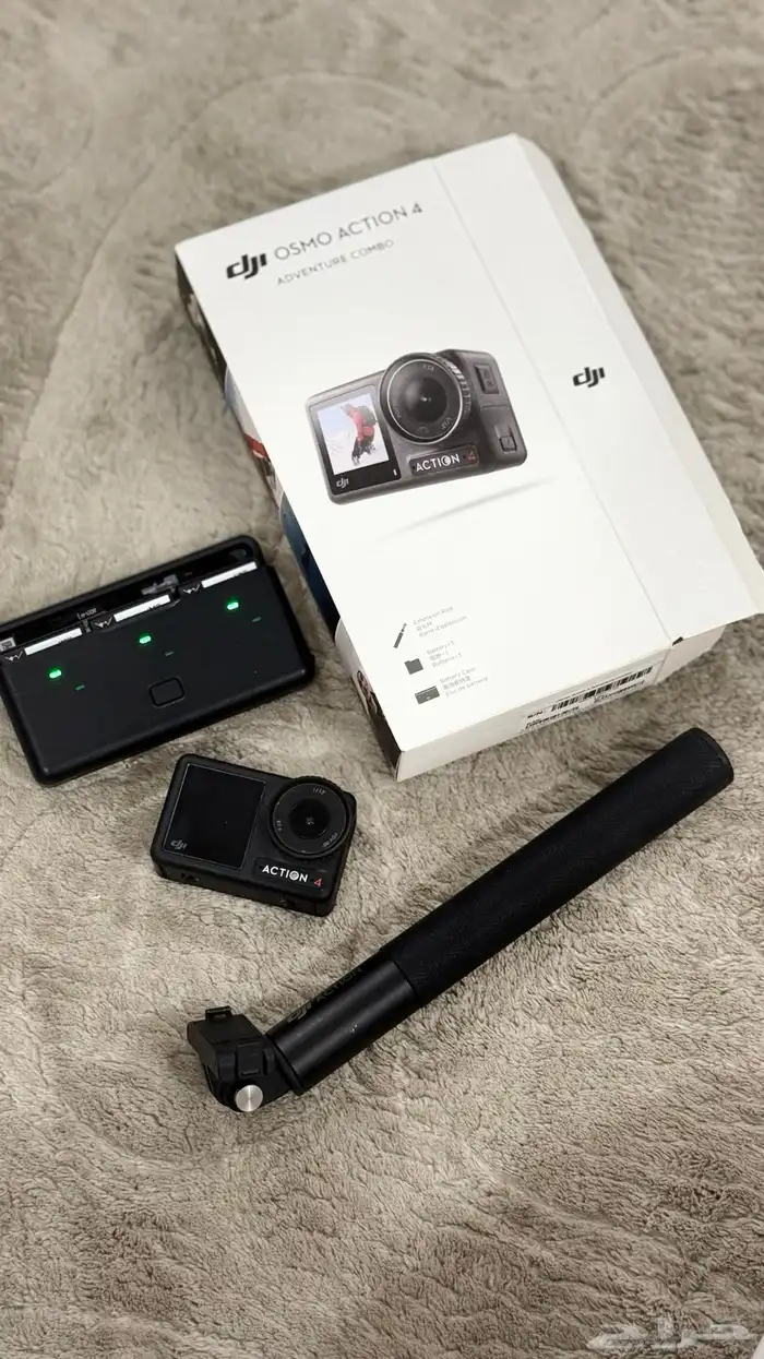 مباعه   كاميرا دي جي اي اكشن4 dji action 4 combo 1