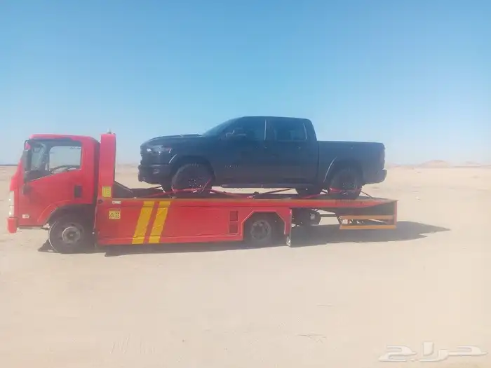 سطحة هيدروليك نصف نزول في الباحة 1