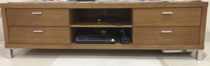 طاولة تحت التلفزيون استخدام حشمه 0