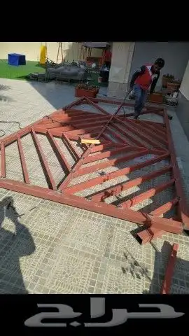 مظلات وجلسات وبرجولات شتويه 8
