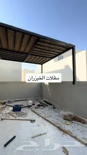 مظلات خيزران بامبو قش_افريقي جلسات خيزران سواتر خيزران 2