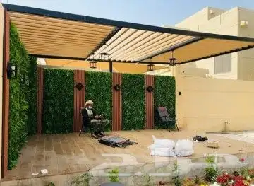 مظلات وجلسات وبرجولات شتويه 0