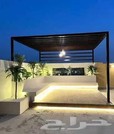 مظلات وجلسات وبرجولات شتويه 11