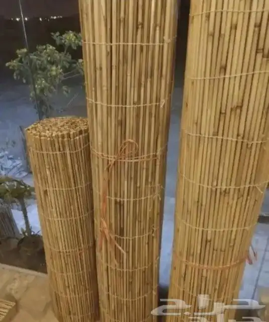 مظلات خيزران بامبو قش_افريقي جلسات خيزران سواتر خيزران 5