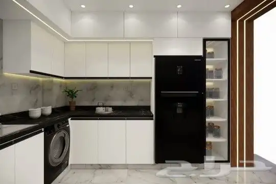 مطابخ خشب ألماني ومطابخ صاج والمنيوم ورخام صناعي وبورسلان 8