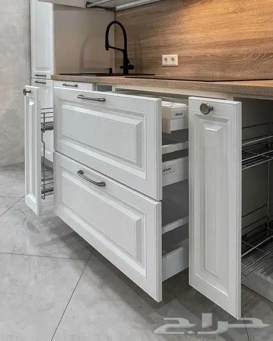 مطابخ خشب ألماني ومطابخ صاج والمنيوم ورخام صناعي وبورسلان 3