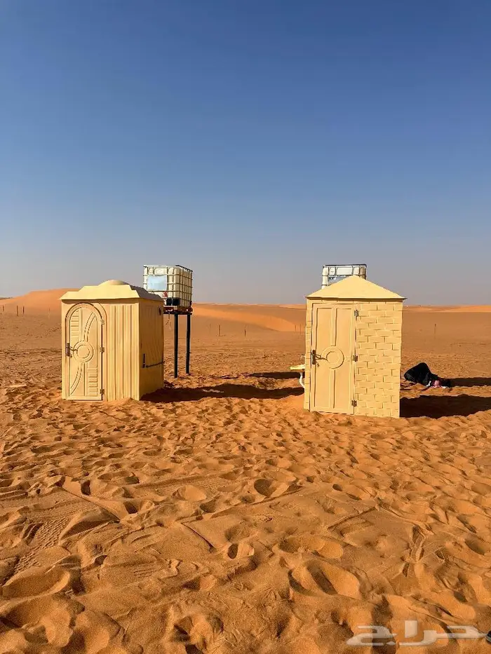 بيوت شعر أبيض بكج كامل ويوجد حمامات متنقلة مشبات نار 6