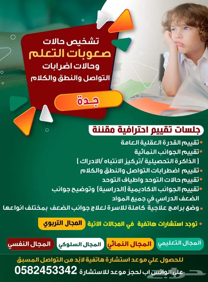 حالات التأخر الدراسي وصعوبات التعلم 2