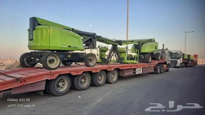 سيزر لفت مان لفت رافعات شوكية كرينات للإيجار يومي اسبوعي شهر 23