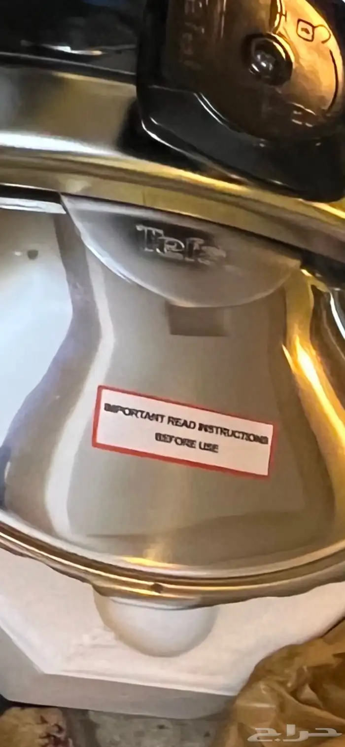 طقم قدور ضغط 6 و8 تيفال فرنسي أصلي جديدة بكراتينها لم تستخدم 5