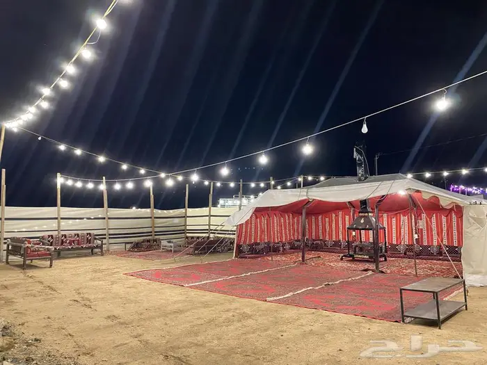 خيمة ب 100 وخيمه ب 200 مع المشب والحمام 4