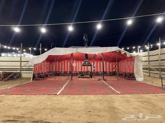 خيمة ب 100 وخيمه ب 200 مع المشب والحمام 6