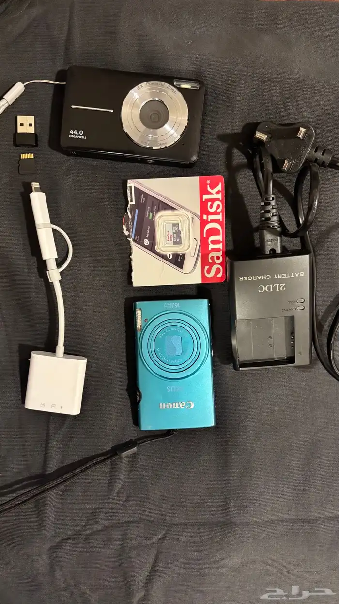 كميرا كانون IXUS 125 HS وكميرا ديجتل 0