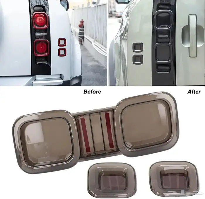 كشافات ديفندر رفارف اسود لامع جناح اوربن خان وطايات 46