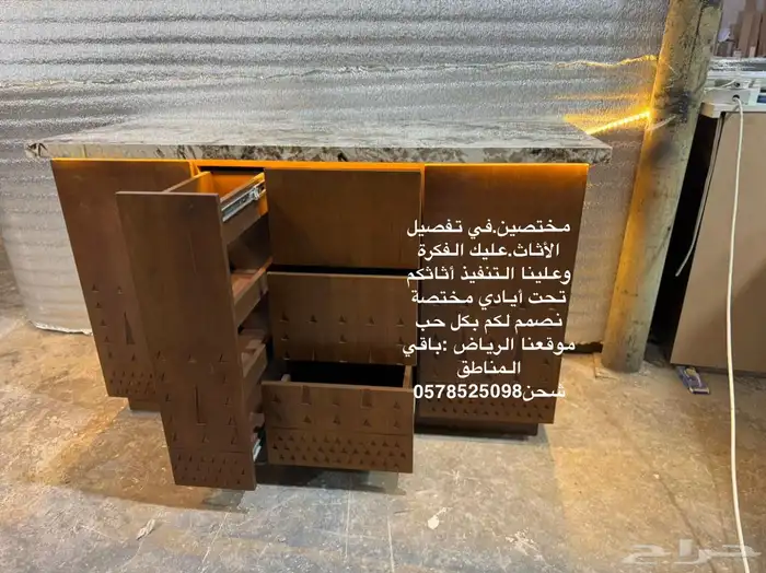 تفصيل حسب الطلب ركن قهوه كاونترات مداخل 18