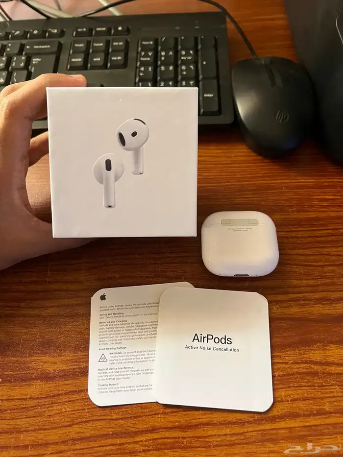 سماعة ابل ايربودز شبيهة الجيل الرابع مع خاصية الغاء الضوضاء 0