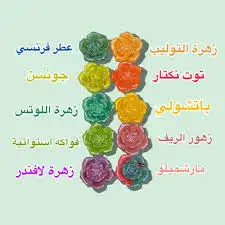 بخور مستكة معطر بأشكال وألوان وروائح متنوعة   10 ريال 3