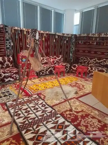 تعجير جلسات شعبيه قهوجين صبابين رجال نساء كنب كرسي طولات زجج 1