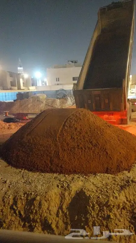 بحص زيرو رمل بحص صبيز كساره رمل احمر ردم رص طبقات دفان بحص 3