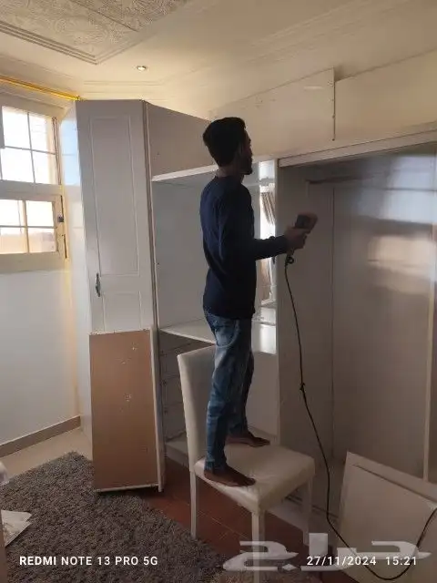 نجار غرفه نوم مطبق فك تركيب صيانه حيل 0