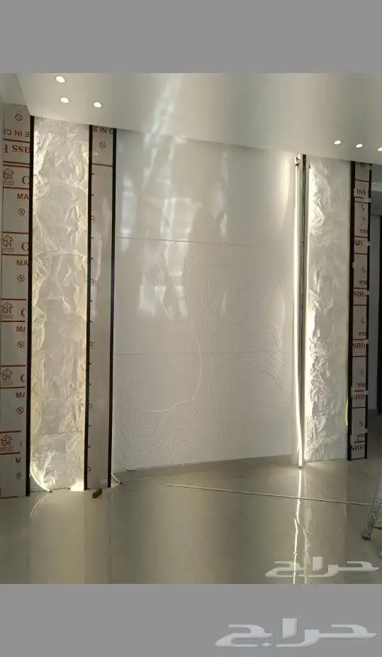 ديكورات ديكور الشاشه الرياض ديكورات منازل مودرن ناره مخفيه 0