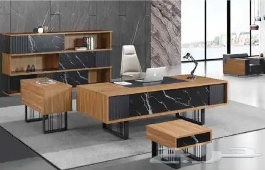 مكتب مدير إدارة طقم عصرية فخم متكاملة اثاث مكتبي مودرن فخم 7