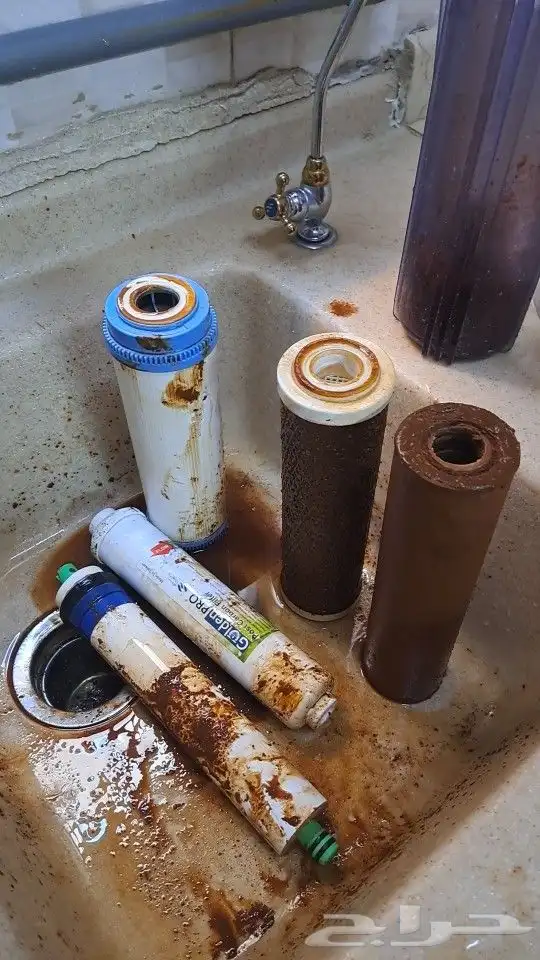 فلاتر تحلية مياه فلتر صيانة تغير الفلاتر اجهزة تحلية مويه 5