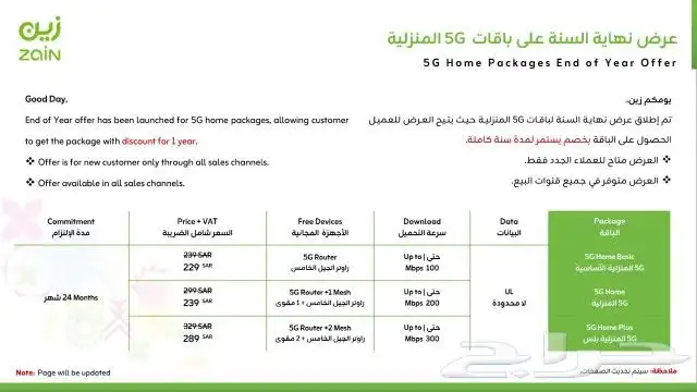 للبيع 5G 2