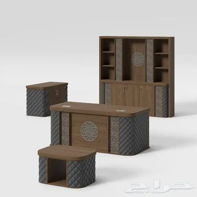 مكتب مدير إدارة طقم عصرية فخم متكاملة اثاث مكتبي مودرن فخم 30